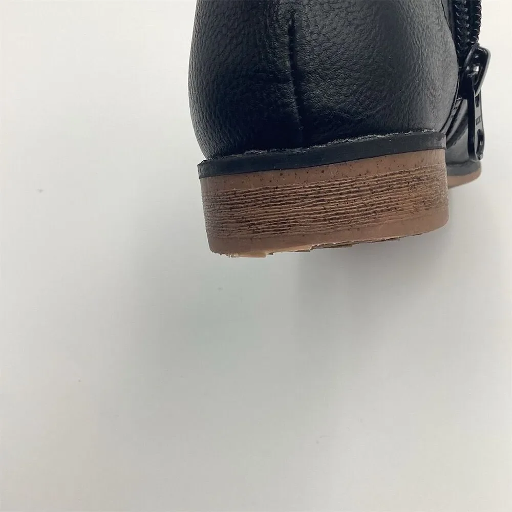 Cat & Jack Toddler Girls' Black Tiffy Ankle Booties Size‎ 10